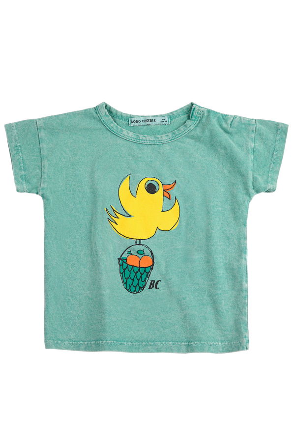 KIDS Bobo Choses Baby Flying Oranges T-Shirt - Green