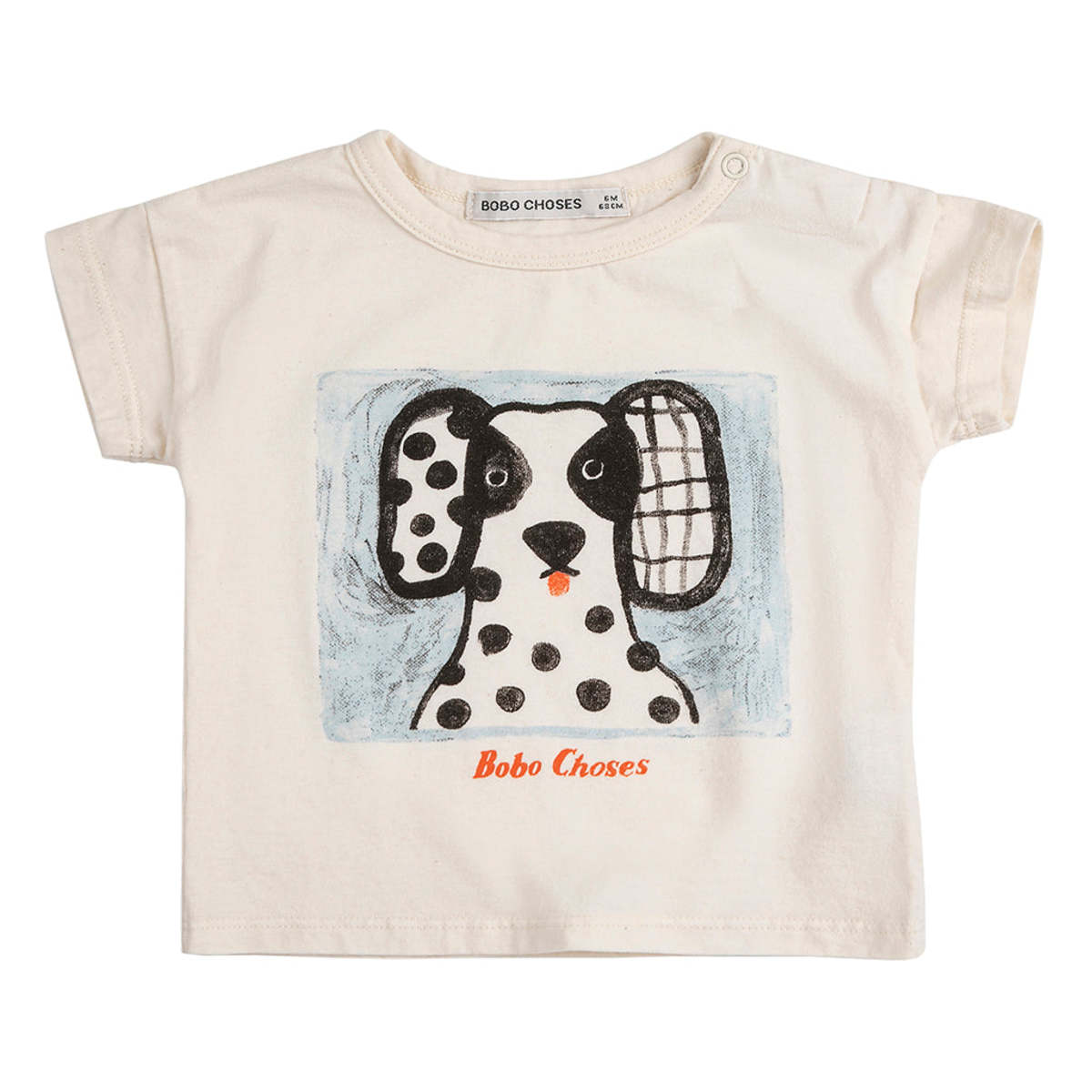 KIDS Bobo Choses Van Dog Print T-Shirt - White - Image 1 of 3