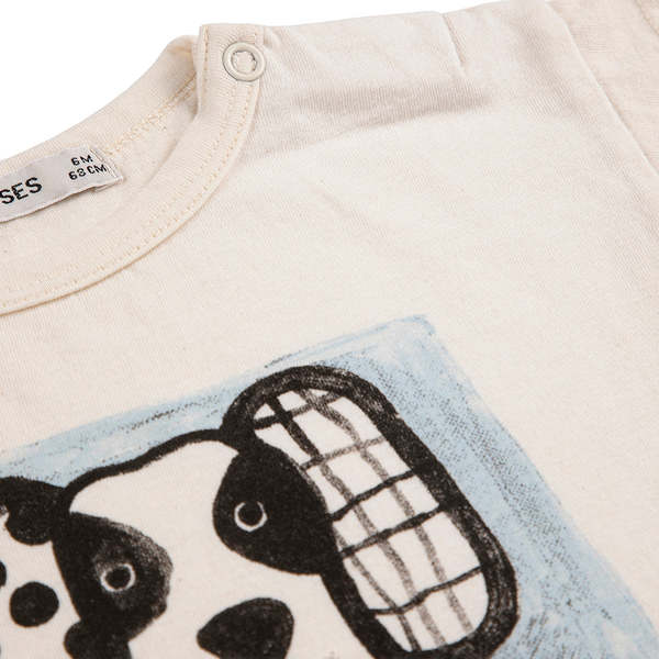 KIDS Bobo Choses Van Dog Print T-Shirt - White