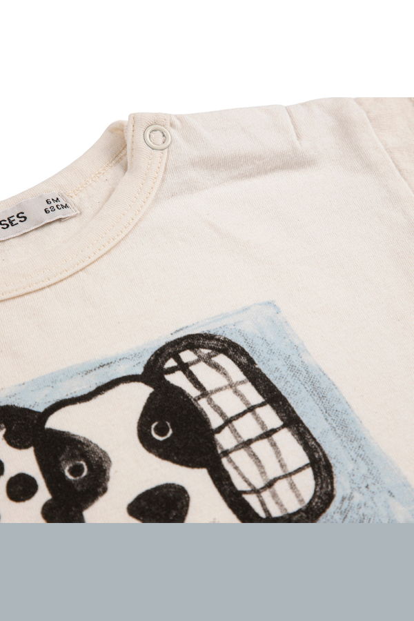 KIDS Bobo Choses Van Dog Print T-Shirt - White