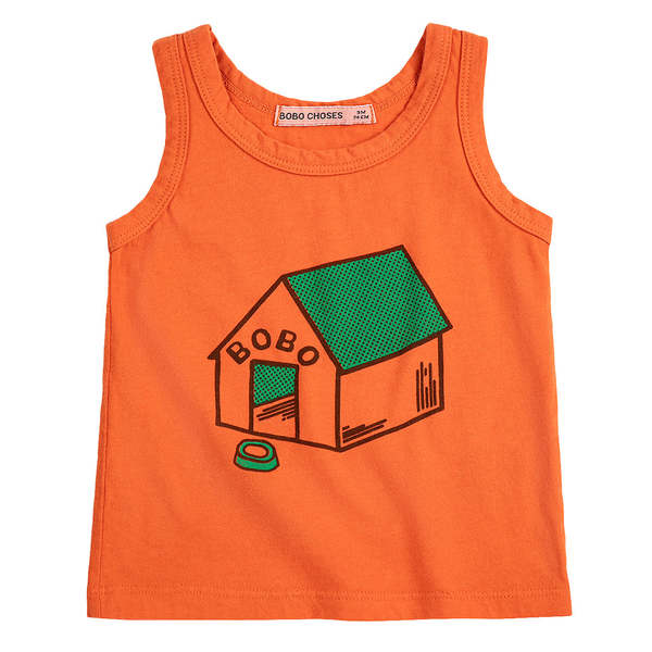 KIDS Bobo Choses Pickles Is At Home Tank Top - Orange