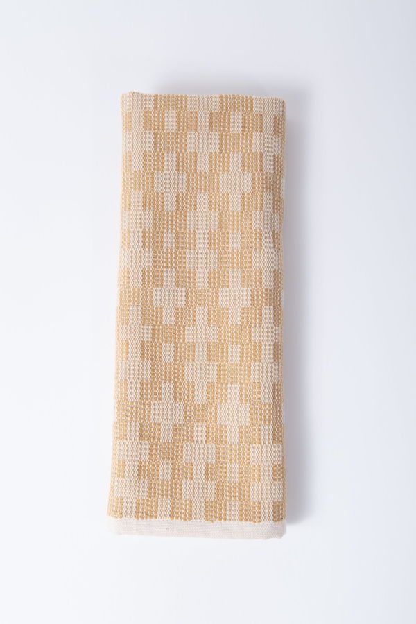 Maadili Collective Scandinavian Folk Hand Towel ~ Double Positive Ecru