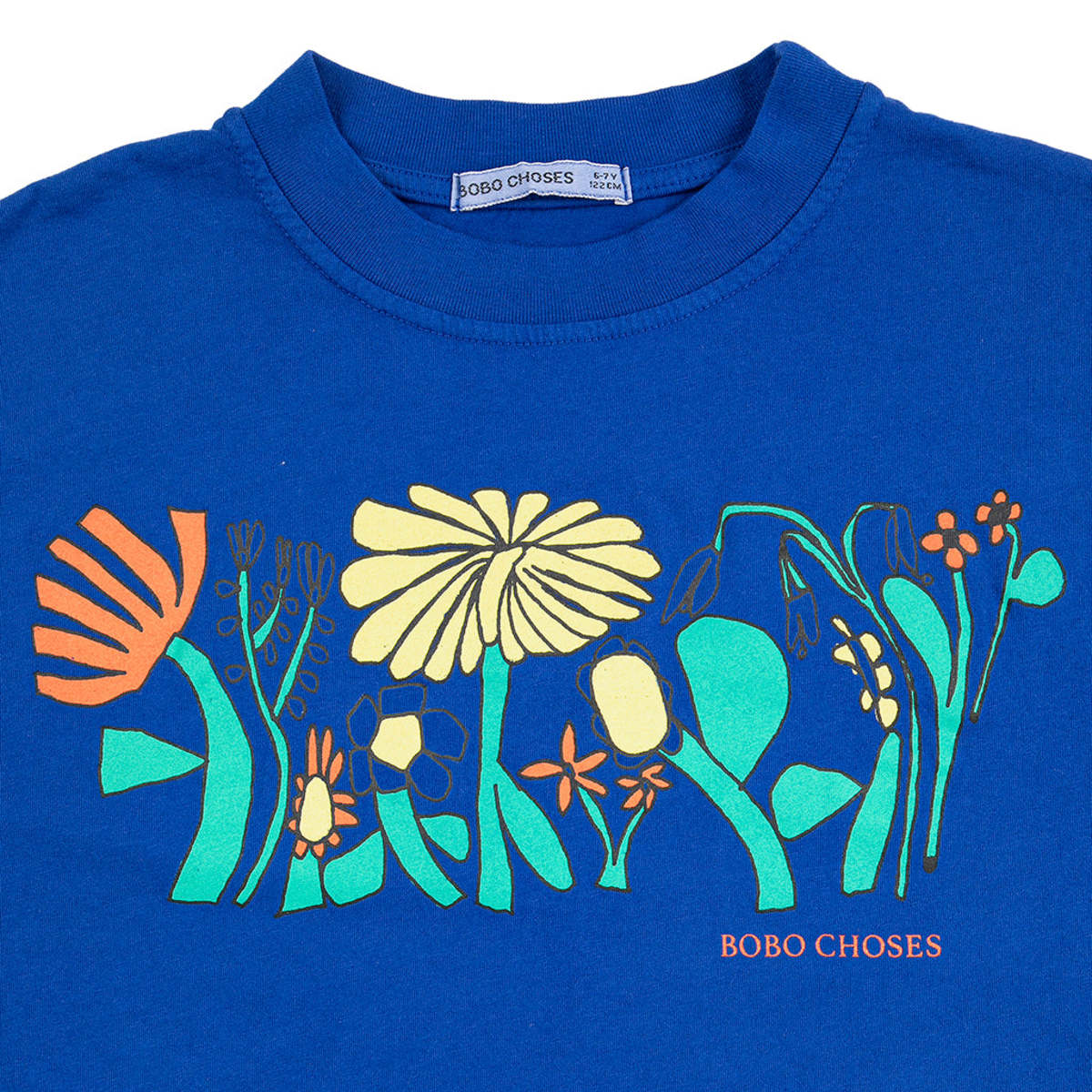 KIDS Bobo Choses Oversized T-Shirt Herbalist Print - Blue - Image 2 of 6