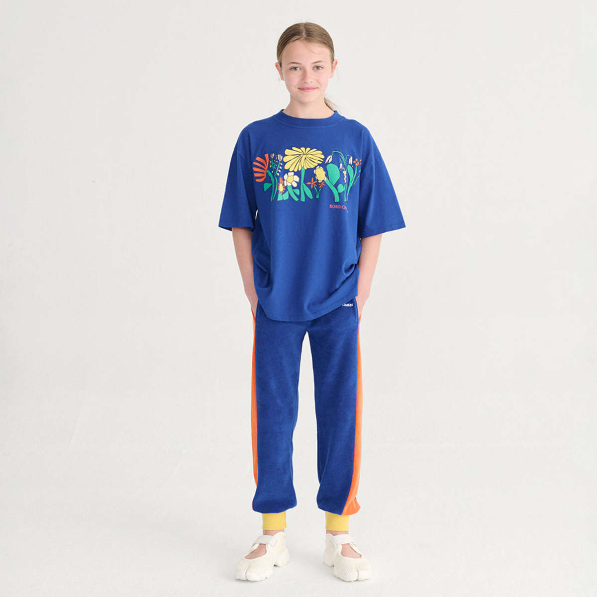 KIDS Bobo Choses Oversized T-Shirt Herbalist Print - Blue - Image 3 of 6
