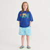 KIDS Bobo Choses Oversized T-Shirt Herbalist Print - Blue - Thumbnail 5