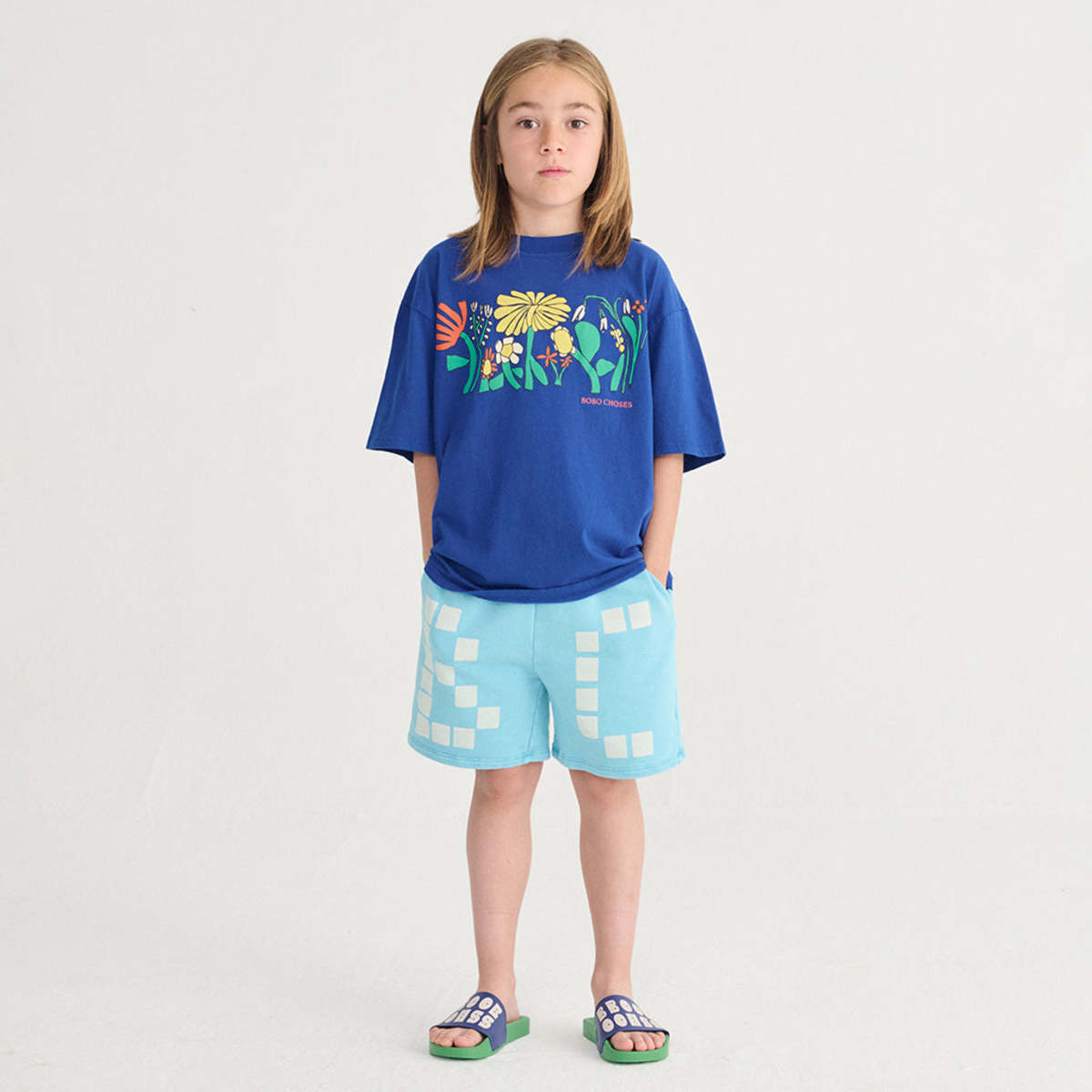 KIDS Bobo Choses Oversized T-Shirt Herbalist Print - Blue - Image 5 of 6