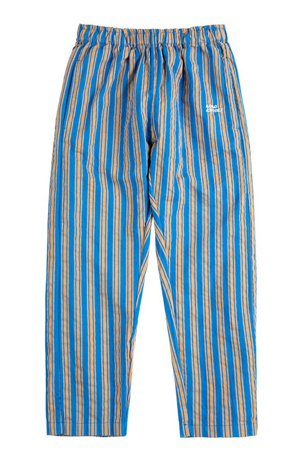 KIDS Bobo Choses Child Pants New Hairline Stripes Pants - Blue