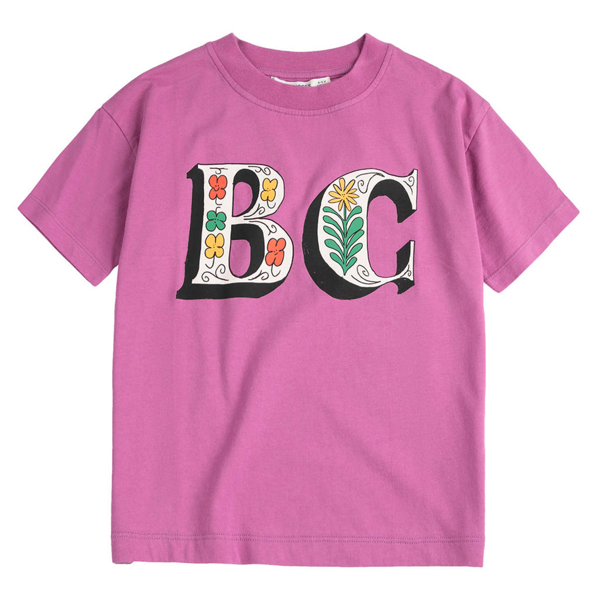 KIDS Bobo Choses Spring Letters Print T-Shirt - Purple - Image 1 of 6