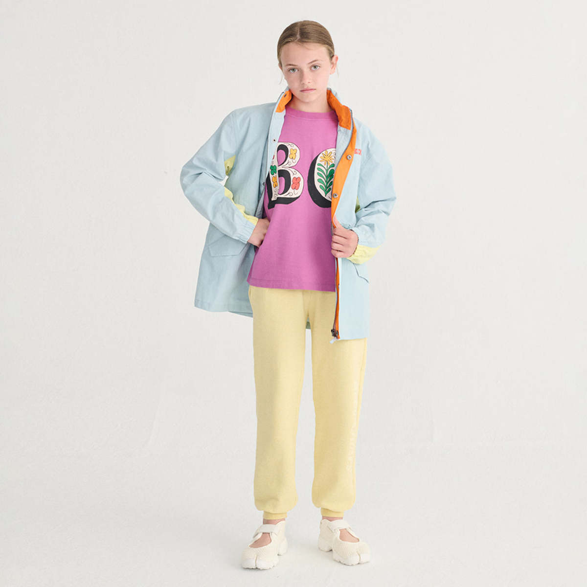 KIDS Bobo Choses Spring Letters Print T-Shirt - Purple - Image 5 of 6