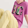 KIDS Bobo Choses Spring Letters Print T-Shirt - Purple - Thumbnail 6