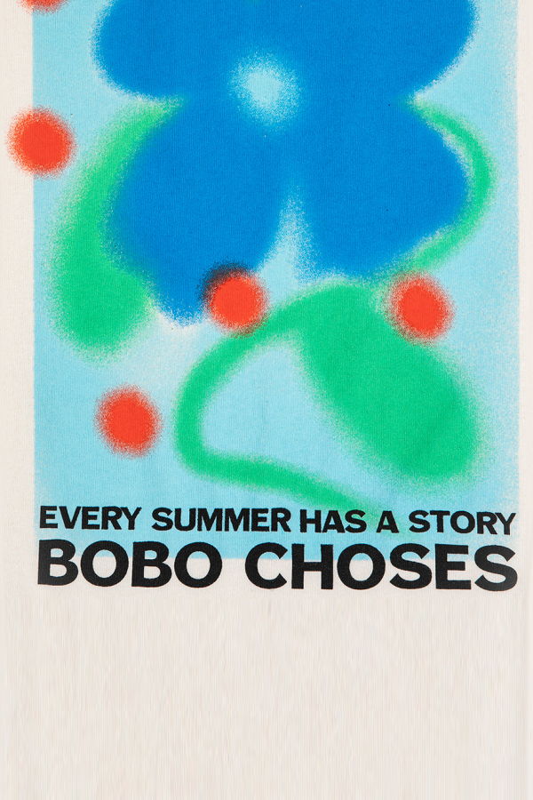 KIDS Bobo Choses Summer Story Print T-Shirt - White