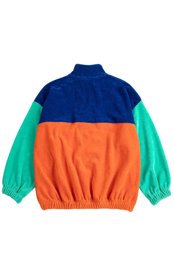 KIDS Bobo Choses Zipped Colour Block Sweatshirt - Multicolour