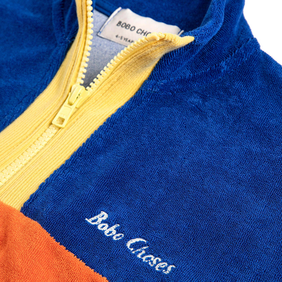 KIDS Bobo Choses Zipped Colour Block Sweatshirt - Multicolour - Image 3 of 6