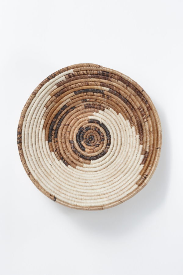 Maadili Collective Simple Spiral Basket - Natural