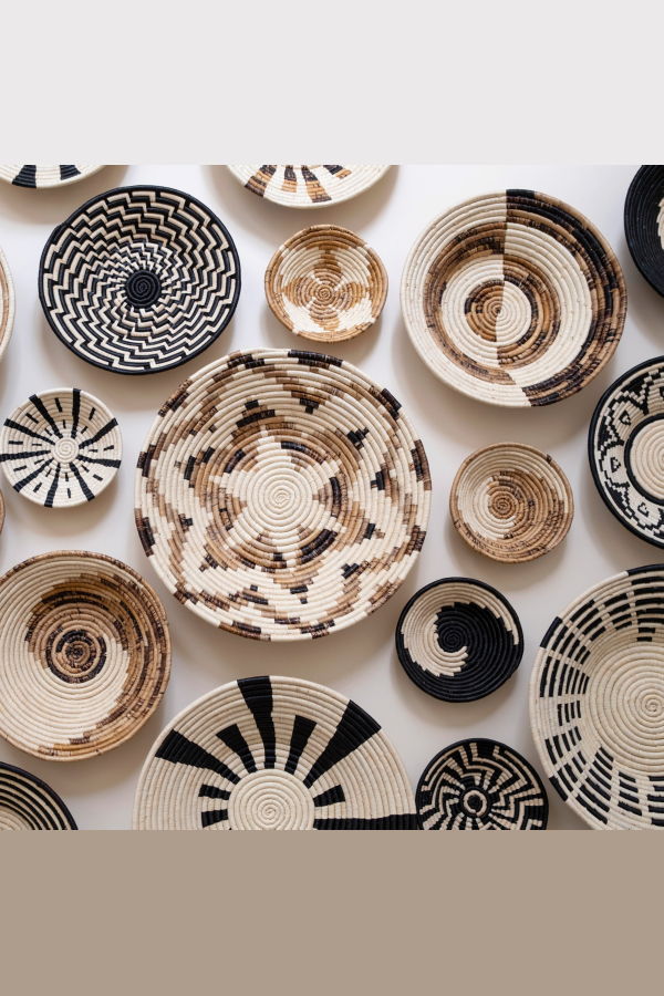 Maadili Collective Small Simple Spiral Basket