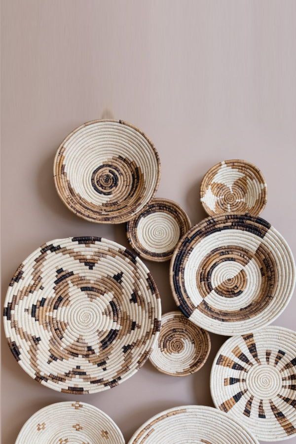 Maadili Collective Small Simple Spiral Basket