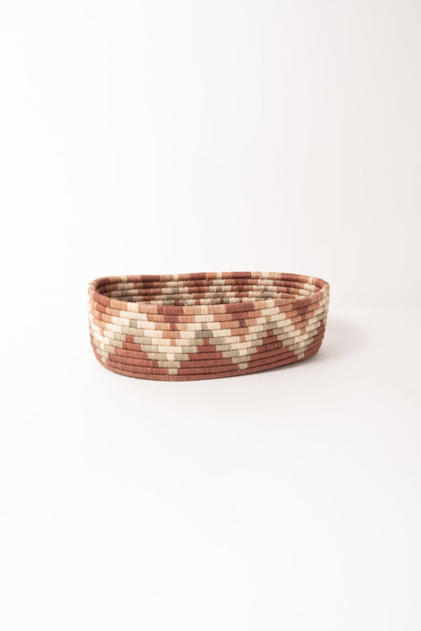 Maadili Collective Small Zig Zag Basket Elevate Collection