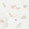 KIDS Petit Bateau Baby Pyjamas Marshmallow Brown Bear Print Sleepwear - White - Thumbnail 3