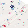 KIDS Petit Bateau Marshmallow White Floral Print Leggings - White - Thumbnail 3