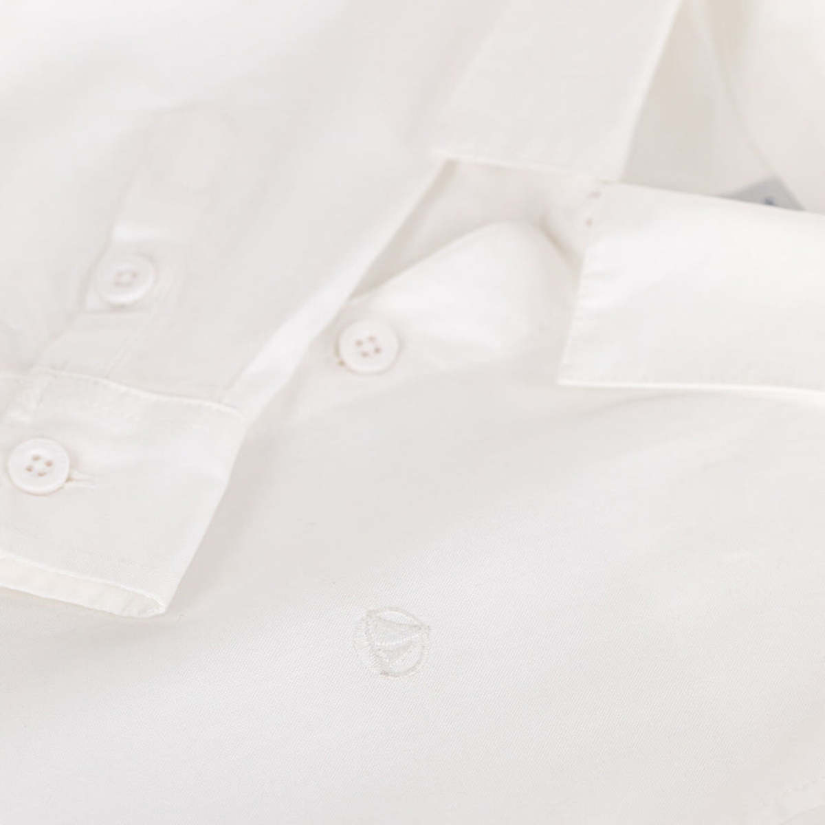 KIDS Petit Bateau Ecume Shirt - White - Image 3 of 6