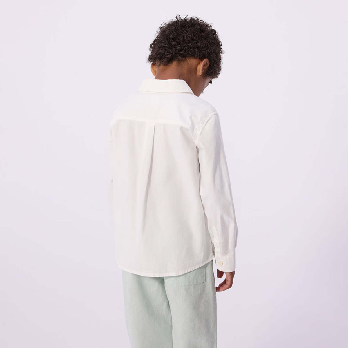 KIDS Petit Bateau Ecume Shirt - White - Image 5 of 6