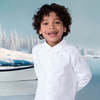 KIDS Petit Bateau Ecume Shirt - White - Thumbnail 6