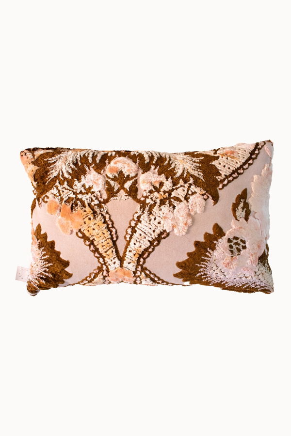 APARTMENT F Upcycled Velvet & Linen Pillow