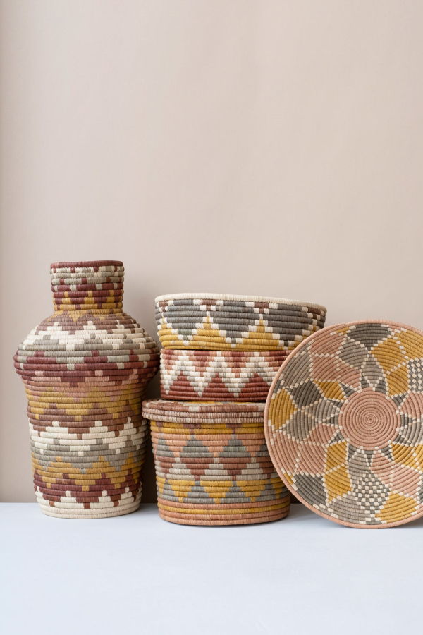 Maadili Collective Zig Zag Grandmother Elevate Collection Vase