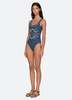 Sea NY Blaise One Piece Swimsuit - Navy - Thumbnail 5
