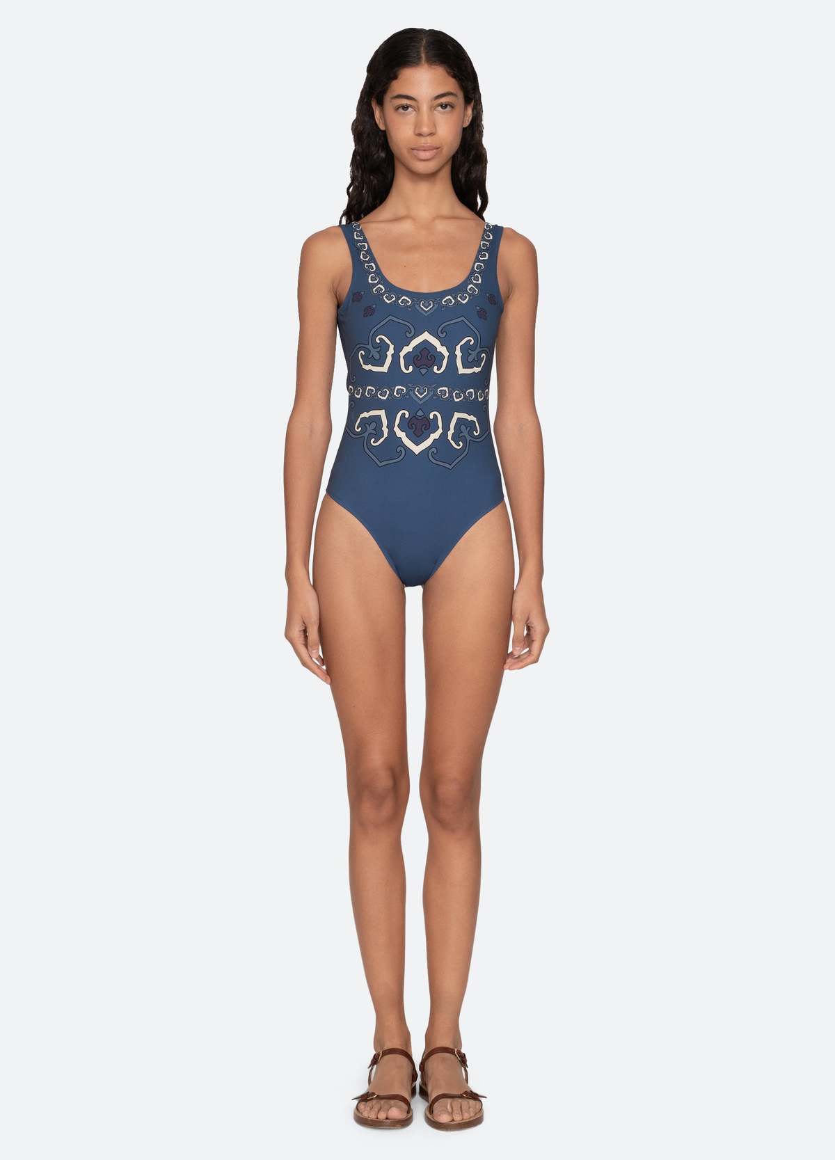 Sea NY Blaise One Piece Swimsuit - Navy - Image 7 of 9