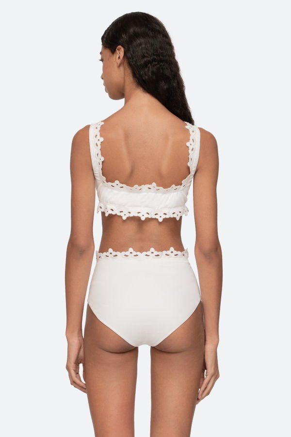 Sea NY Leila Bikini Top - White