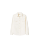 Nili Lotan Travis Shirt - Cream - Thumbnail 1