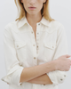 Nili Lotan Travis Shirt - Cream - Thumbnail 3