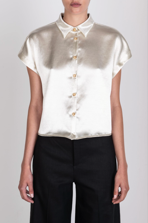 Alysi Merin Cropped Shirt