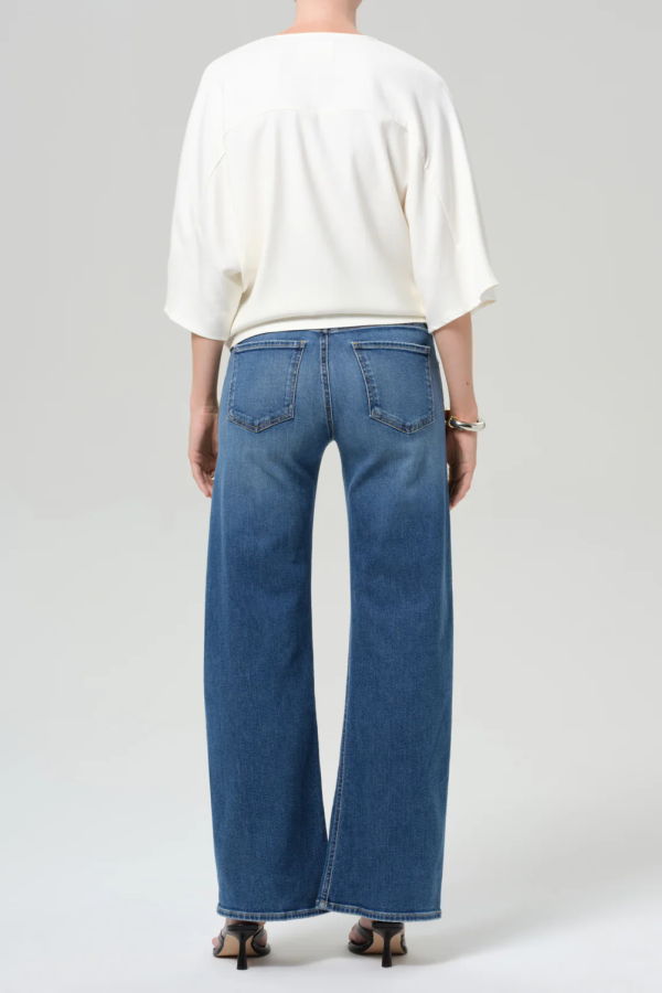 Citizens of Humanity Nora Trouser Leg Jeans - Medium Indigo