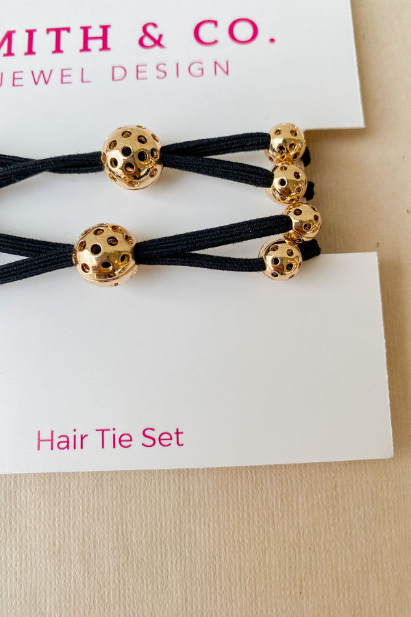 Smith and Co. Design Baller Band Hair Tie Set - Black