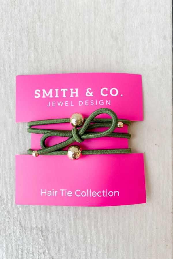 Smith and Co. Design Ribbons & Bows Hair Tie Set