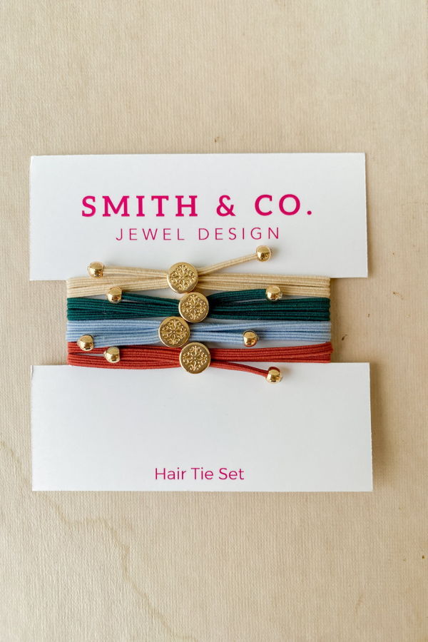 Smith and Co. Design Skinny Hair Tie Set