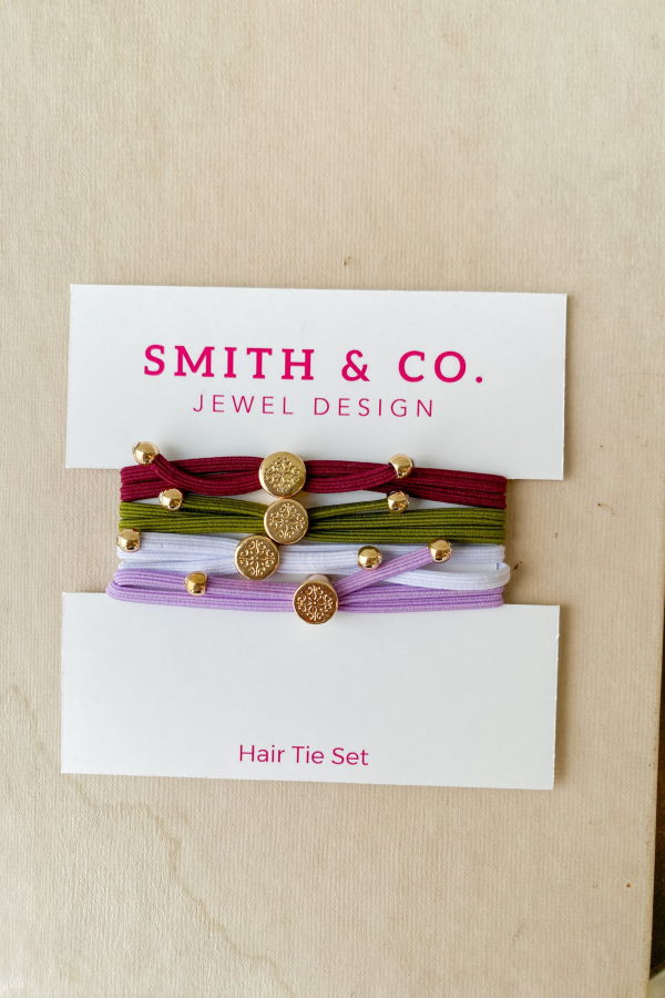 Smith and Co. Design Skinny Hair Tie Set