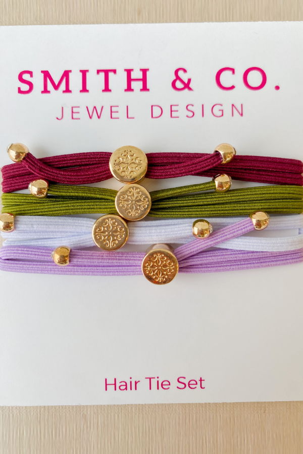 Smith and Co. Design Skinny Hair Tie Set