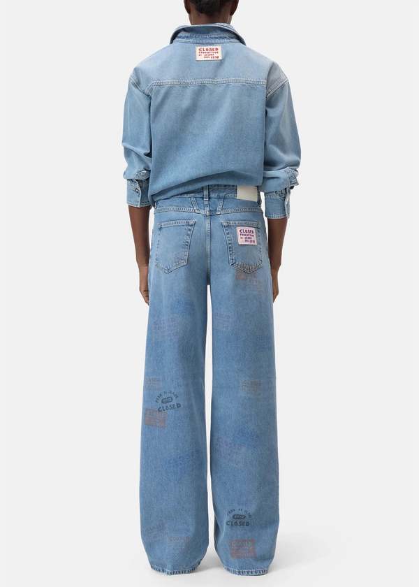 Closed Printed Nikka Jean Jeans - M.Blue