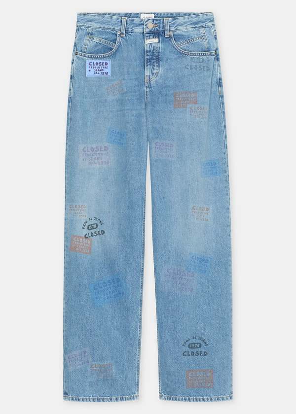 Closed Printed Nikka Jean Jeans - M.Blue