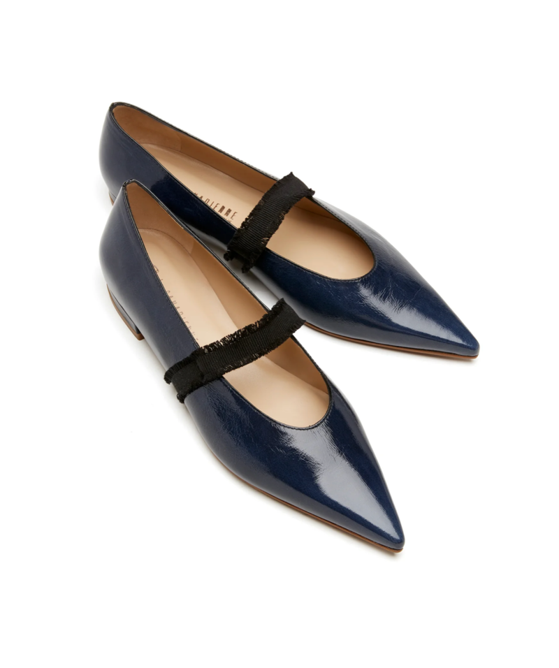 la canadienne Journey Crushed Leather Flat