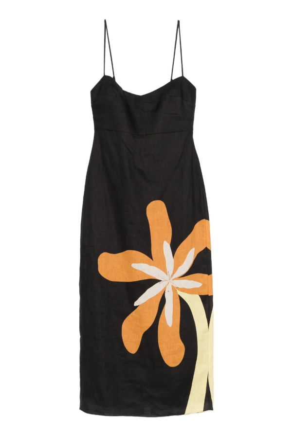 CALA DE LA CRUZ Paloma Dress - Cattle