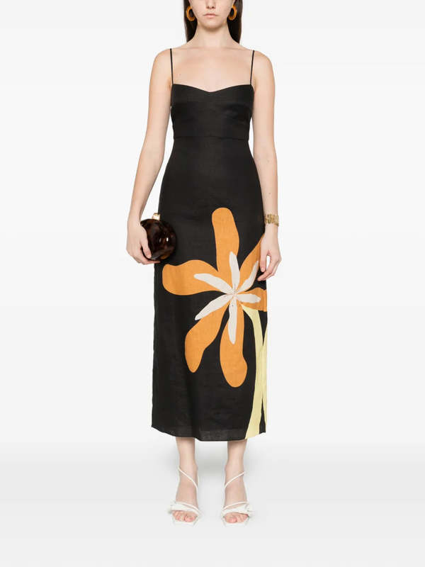 a-line mother of the groom dresses La Femme - 27998 V-Neck A-Line Mother of the Groom Long Gown 4 / Navy main image 1