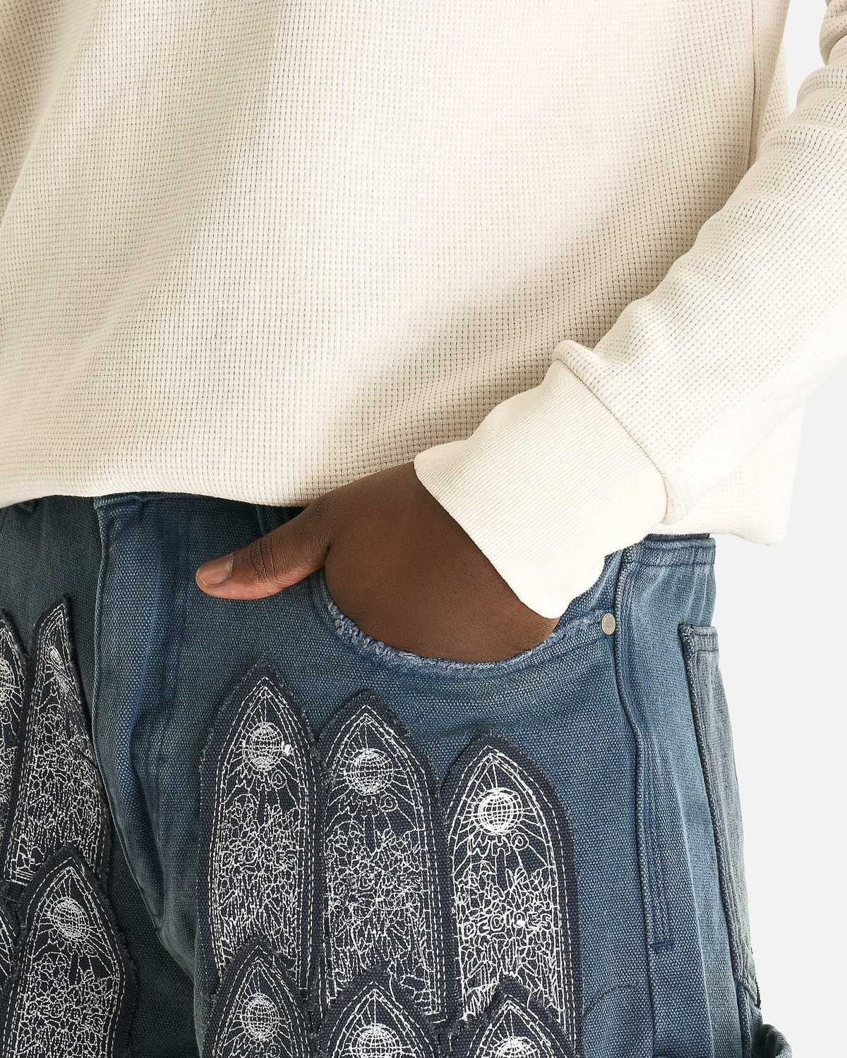 Who Decides War Patch Arched Carpenter Short Shorts - Image 4 of 6