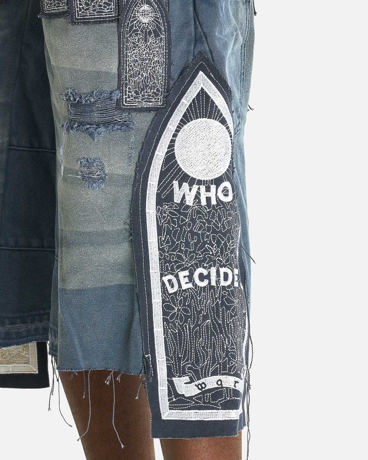 Who Decides War Patch Arched Carpenter Short Shorts - Image 5 of 6