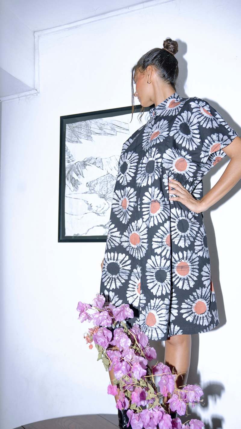 Osei-Duro Bata Dress in Susuwatari