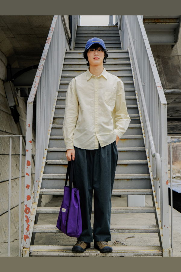 Kappy Pintuck Wide Chino Pants