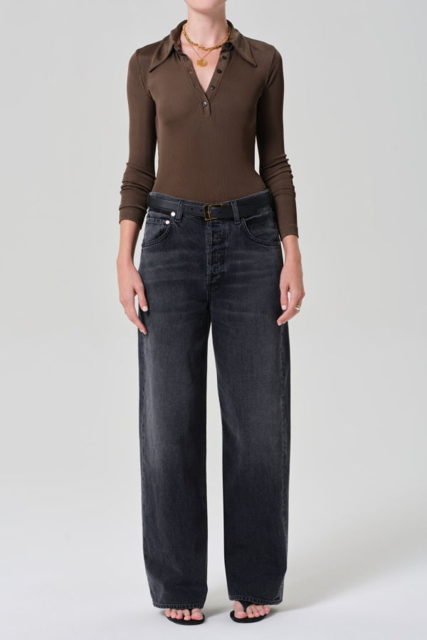 Citizens of Humanity Ayla Baggy Jeans - Vintage Black